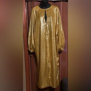 ASOS Gold Maxi Dress